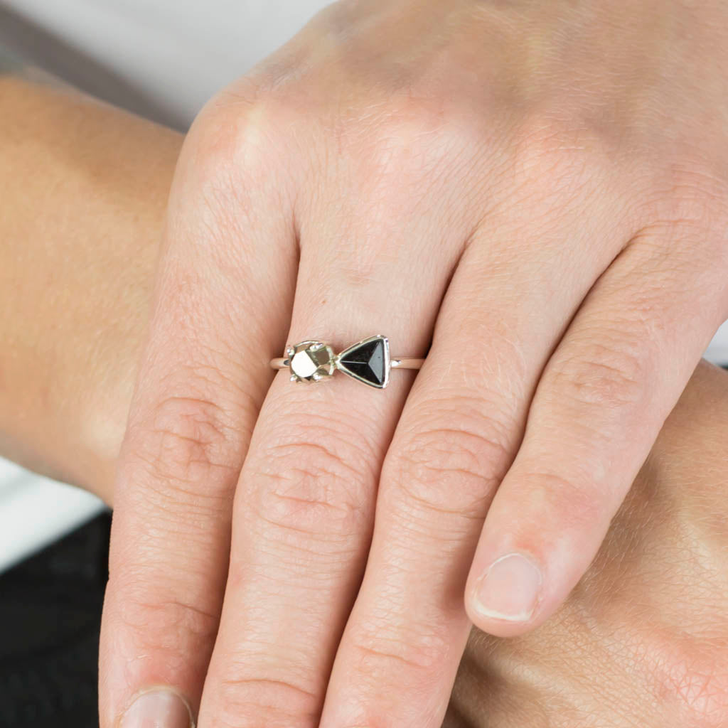 Black Tourmaline Ring | Made In Earth Australia